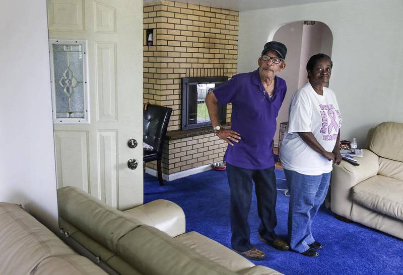 A.C. and Janice Love recently had portions of their home revitalized through the Fairmont Redevelopment Program.