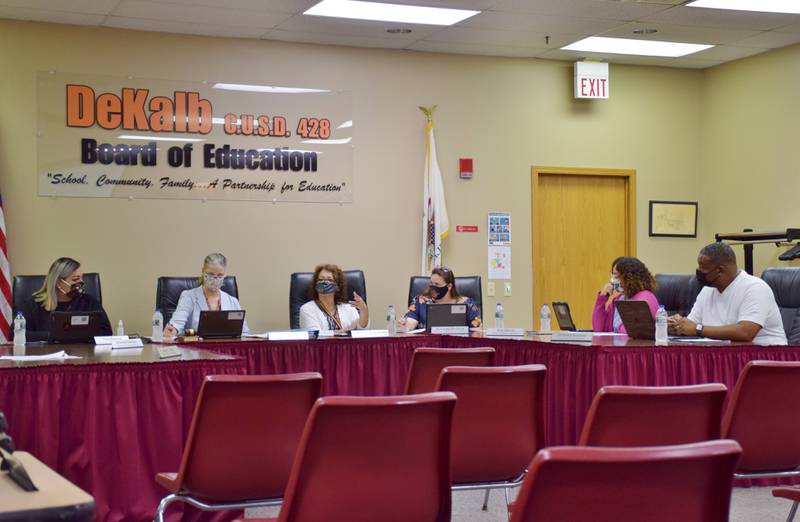 The DeKalb School District Board of Education held a meeting Tuesday, Aug. 17, at the district's education center, located at 901 S. Fourth St. in DeKalb.