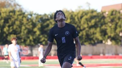 Lincoln-Way East earns regional semifinal victory over Homewood-Flossmoor behind Kamden Williams’ hat trick