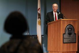 At Foster town hall, concerns over Social Security, tariffs – and if Dems wants to impeach Trump again