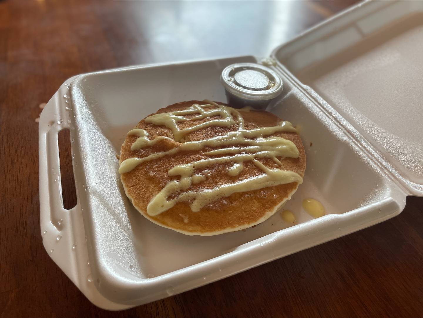 Cinnamon Roll Pancakes from Eggceptional Cafe, 2749 Algonquin Rd., Algonquin.