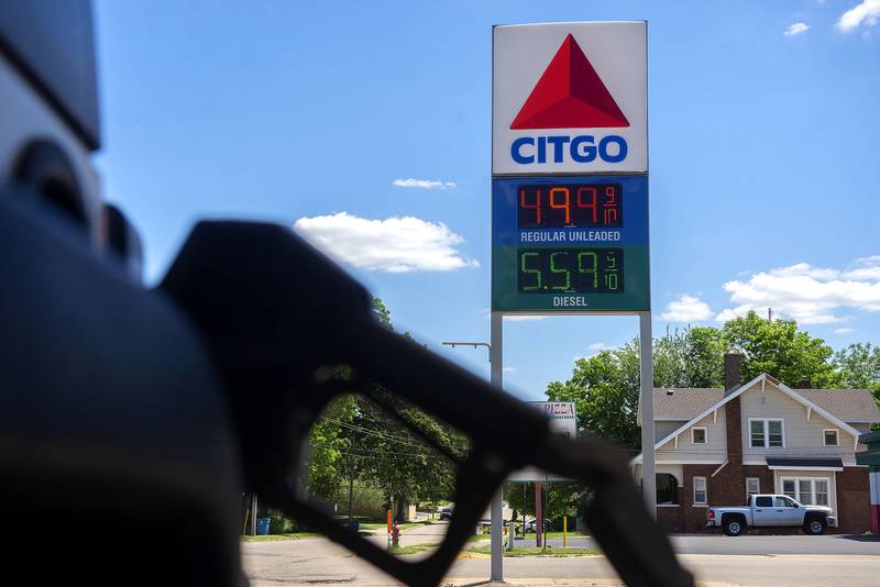 Gas prices are surging in the Sauk Valley.