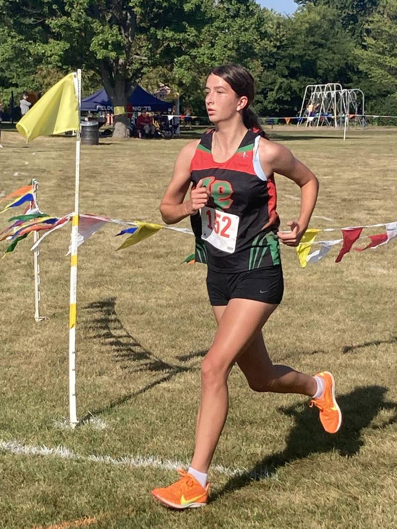 L-P's Ashlee Lord runs in Saturday's Gary Coates Invitational at Zearing Park.