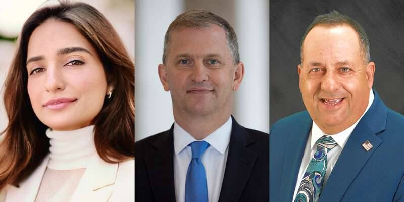 The Democratic candidates for Illinois' 6th congressional district are, from left, Mahnoor Ahmad, Sean Casten and Charles Hughes.