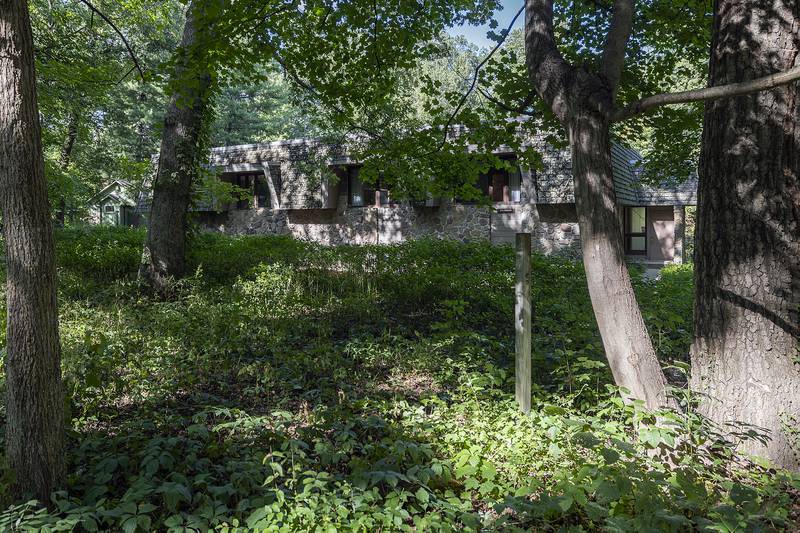 Closed buildings are seen Thursday, Sept. 4, 2025, on the Lorado Taft Field Campus at Lowden State Park in Oregon. A group is looking to raise money to reopen the nature education campus.