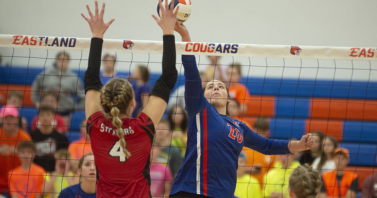Photos Fulton and Eastland volleyball Shaw Local