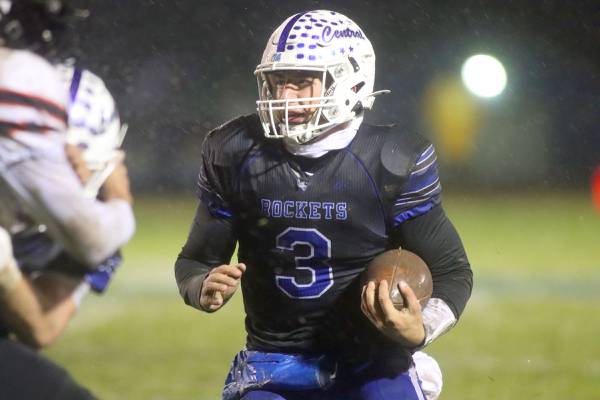 Landon Arnold finishes Burlington Central’s Class 6A second-round win over Harlem