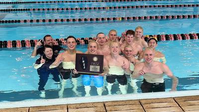 Boys swimming: Sterling takes control from start to win second straight sectional title