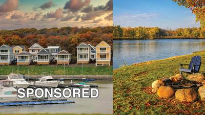 Enjoy Fall at your new waterfront cottage in Starved Rock Country