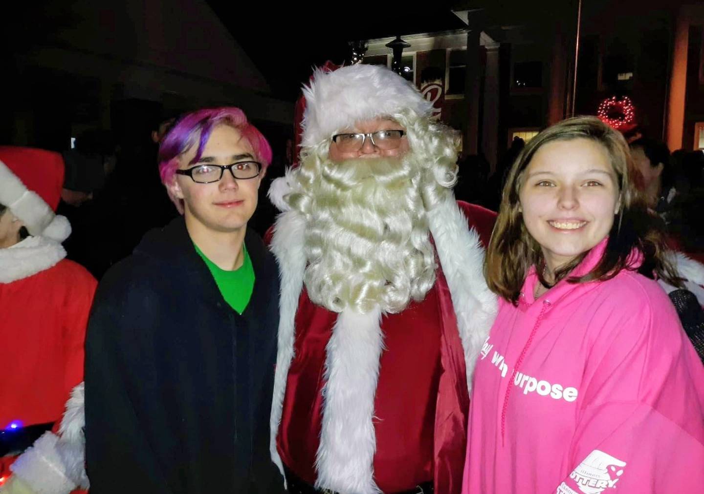 Steve Strang (center) is pictured with his grandson, Tyler Isham-Schmitt (left).