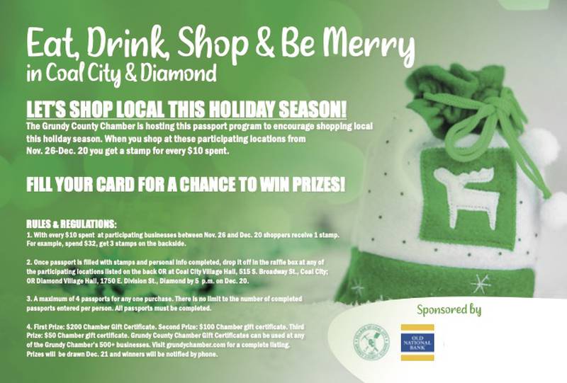 The holidays are here which means it’s Shop Local Season and the Grundy County Chamber of Commerce & Industry reminds you the perfect gift for everyone on your list can be found right here in Grundy County.