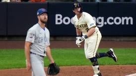 Andrew Vaughn, unlikely hero and former South Sider, hits homer for winning hit to eliminate Cubs