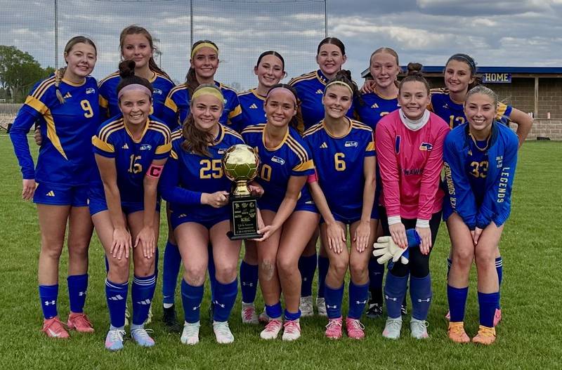 The Johnsburg girls soccer team defeated Richmond-Burton 1-0 to claim the Kishwaukee River Conference tournament championship on Wednesday.