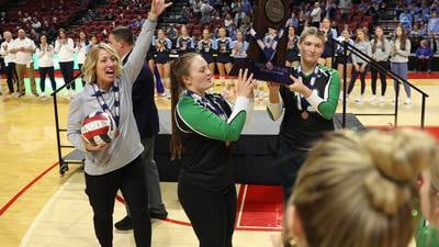 Girls volleyball: Rock Falls seniors, coach Sheila Pillars end careers with third-place finish at state