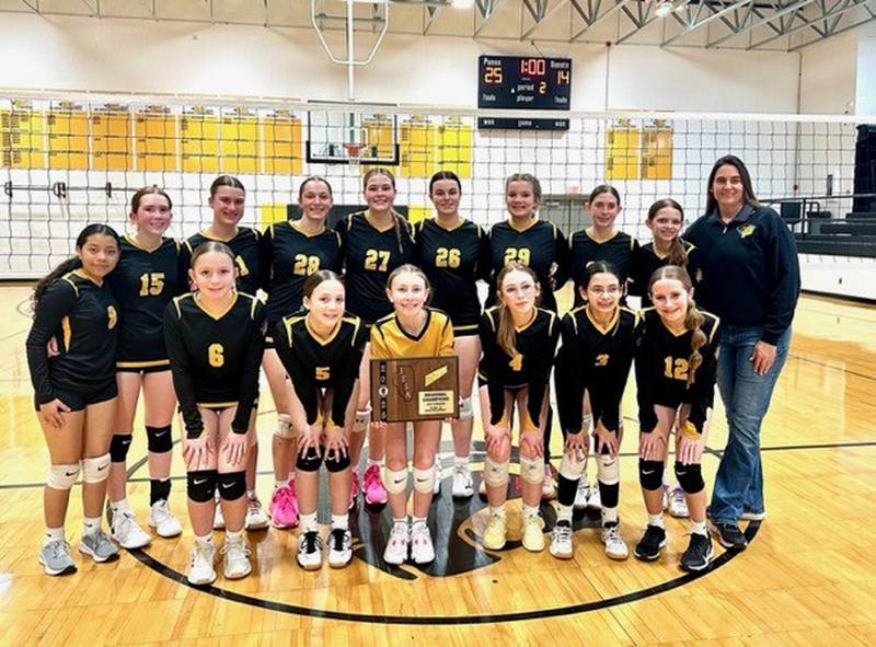 The Putnam County Pumas captured their own IESA Class 2A eighth-grade egional, defeating Oglesby Washington 25-17, 25-14 on Thursday, March 13. The Pumas (21-3) will play Peoria Christian (20-1) at Peoria Christian at 6:30 p.m. on Monday with the winner advancing to the state tournament on Friday, March 21 at Auburn High School. The Putnam County seventh-graders loss to Peoria Christian in the sectional championship at Peoria.