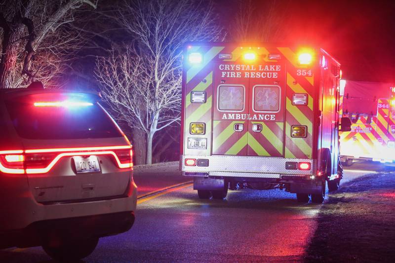 A woman was rescued Thursday, Dec. 29, 2022, after she drove her car out onto the frozen lake in Lakewood, police said in a news release on Saturday.