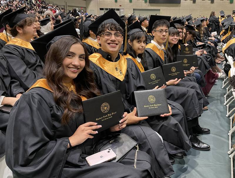 Glenbard North High School held its graduation ceremony on Monday, May 19, 2025 at the College of DuPage in Glen Ellyn.