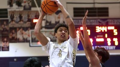 Photos: Hiawatha boys basketball hosts DePue