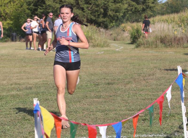 Ottawa's Georgia Kirkpatrick, runs during the Ottawa Nautical Mile Relay on Tuesday, Sept. 2, 2025 at Catlin Park in Ottawa.