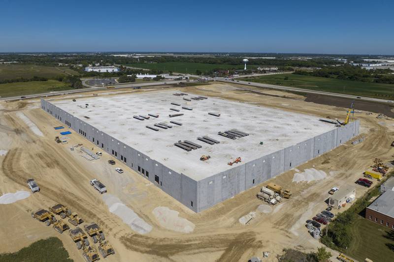 The Batavia Logistics Center construction is underway with completion on target for the spring of 2024.