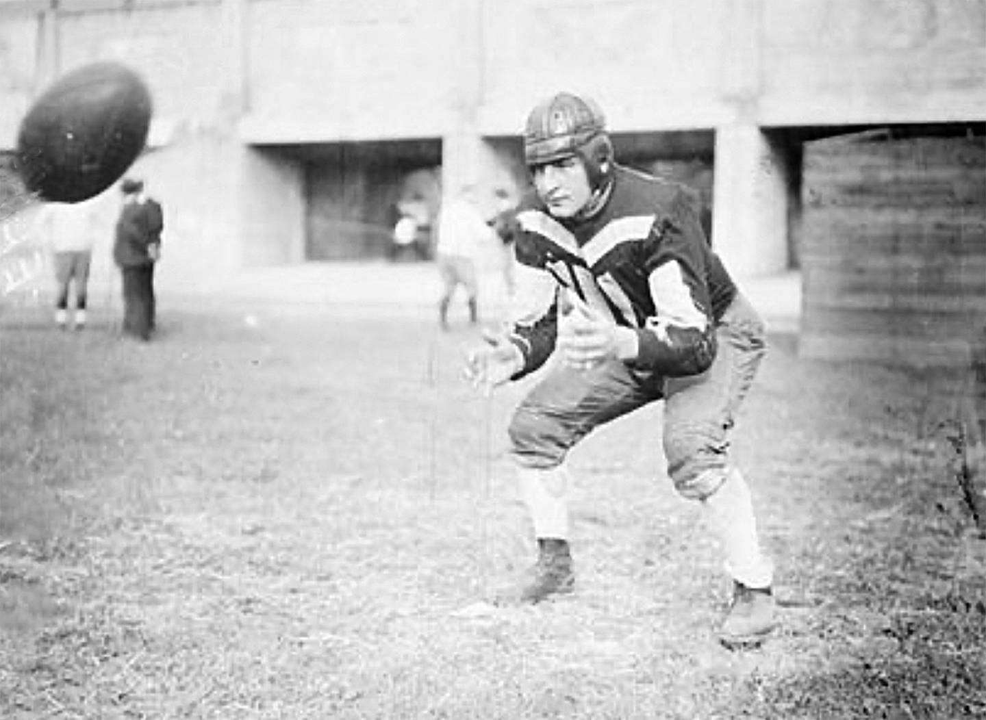 Carlo Pignatelli of Rock Falls played professional football.