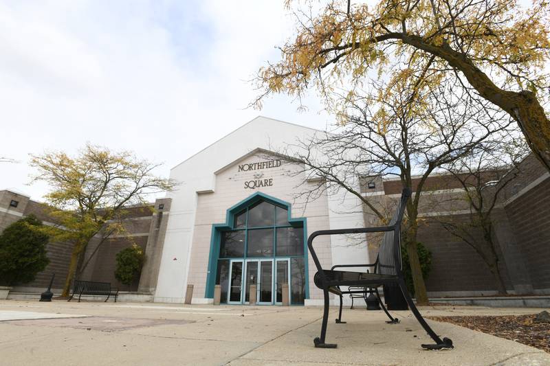 The Northfield Square mall entrance welcomes visitors at 1600 Route 50 in Oct. 2020.