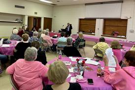 Carle Health’s Dr. Mario Cote shares knowledge with Pink Ribbon Club