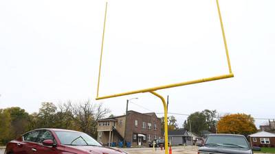 Borderline Bar and Grill given old L-P High goalpost