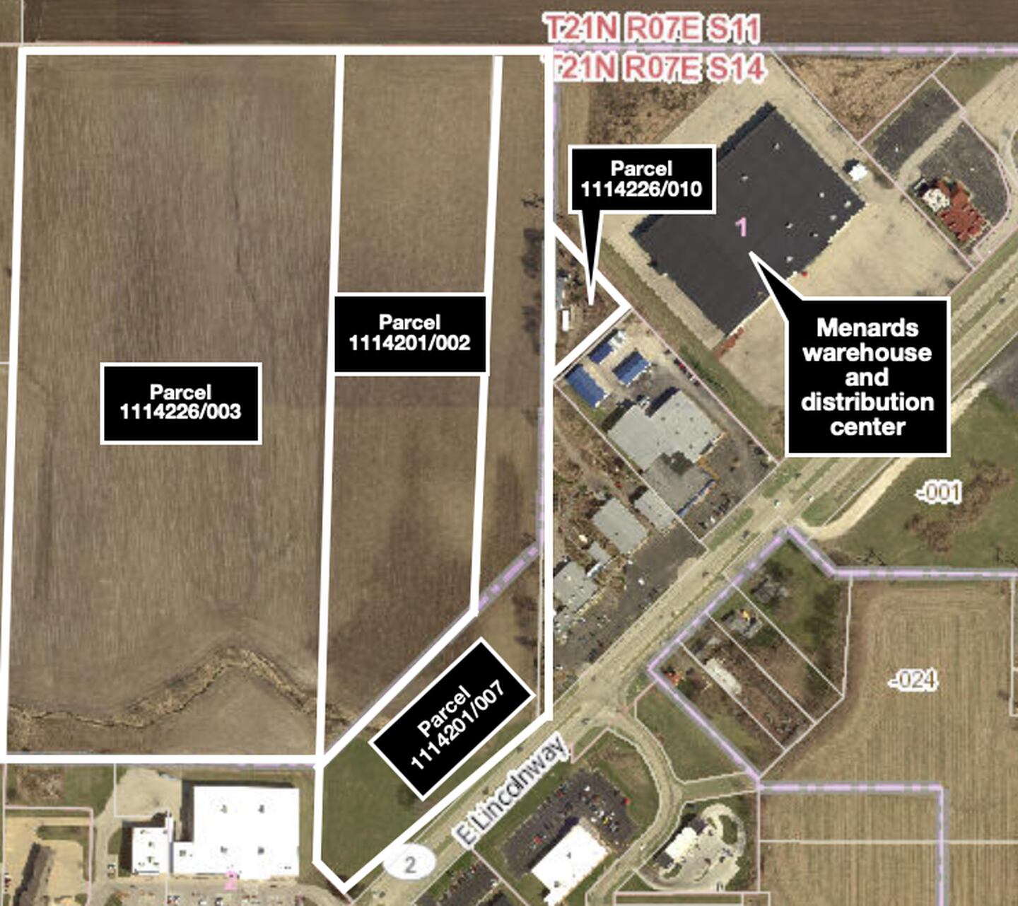Menard Inc. recently purchased four parcels next to its Sterling warehouse and distribution center at 3800 E. Lincolnway so it will "have some expansion options for the future," although it has no specific plans as of now, a spokesman said this week. (Feb. 23, 2022)