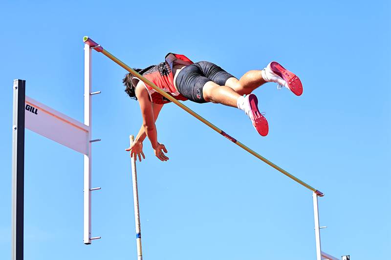 EP's Carson Eyrich vaulted to a height of 4.20m on Wednesday on his home track in Erie at the IHSA sectional meet, earning him a spot in the state finals next  Thursday.