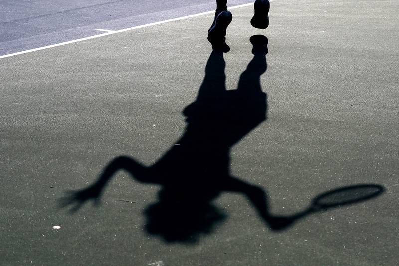 Wauconda’s Tessa Davis serves the ball  during a non-conference tennis match on Monday, Sept. 25, 2023, at Crystal Lake Central High School.