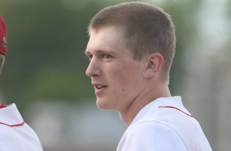 Ottawa's George Shumway smiles after hitting the game-winning run against Streator during the Class 3A Regional semifinal game on Thursday, May 29, 2025 at Pontiac High School.