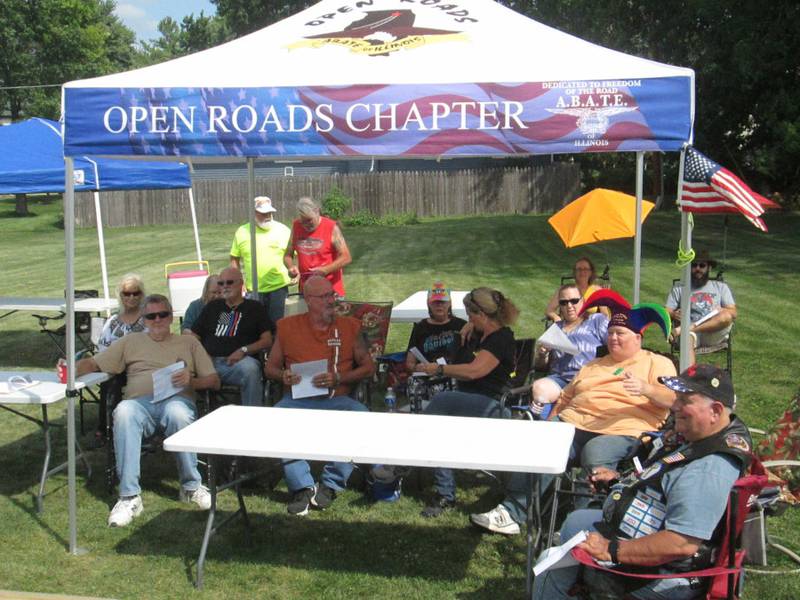 Open Roads ABATE of IL Chapter members enjoyed the Open Roads ABATE meeting and picnic on Aug. 26, 2023.