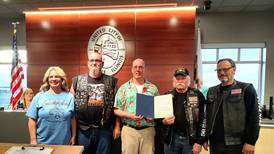 ‘Potential to save a life’: Yorkville declares Motorcycle Awareness Month, honors ABATE’s safety services
