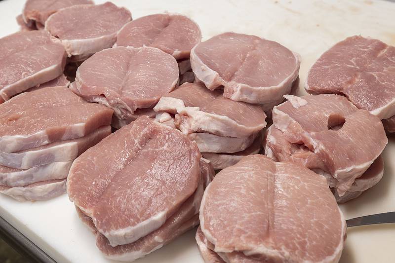 Pork, chicken and beef can be found fresh or frozen at The Butcher Shop.