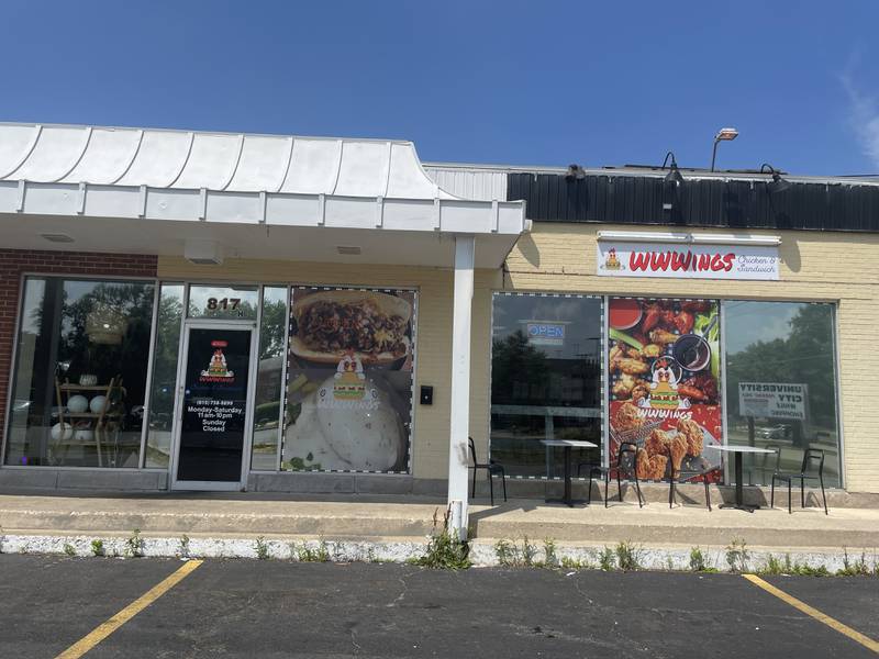 WW Wings is seen July 5, 2023 at 817 W. Lincoln Highway, Unit H, in DeKalb.