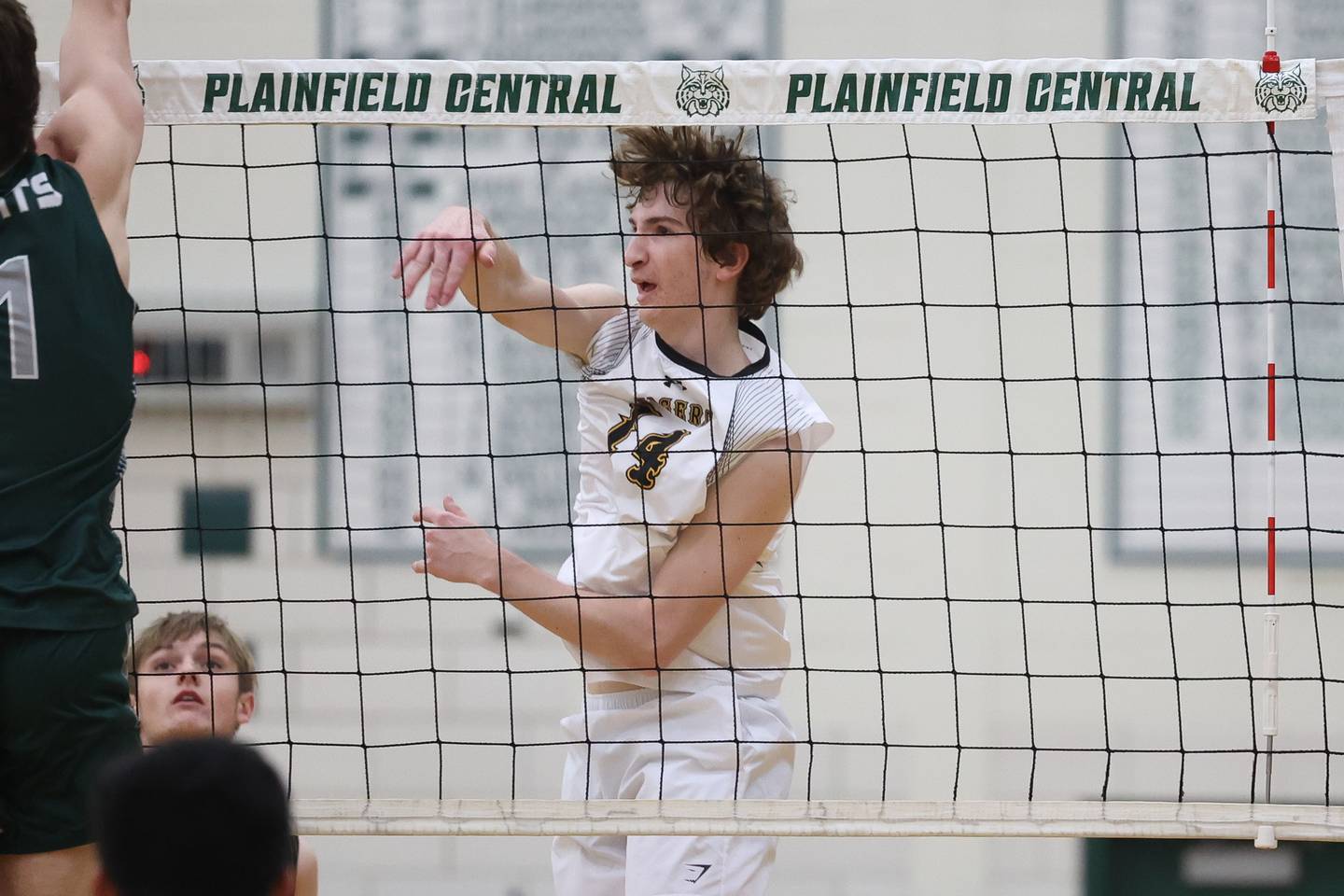 Joliet West’s Thomas Fellows follows through on a shot against Plainfield Central on Tuesday, April 23, 2024 in Plainfield.