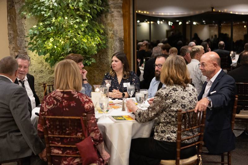 Members gather at the Geneva Chamber of Commerce Awards Dinner on Thursday, Nov. 6, 2025.