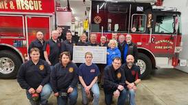 Putnam County Rotary donates $2,400 to Granville-Hennepin Fire Department for training facility
