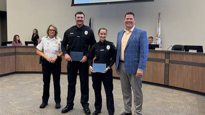 Morris Police officers Markusic, Bordner and Pena earn AAIM awards