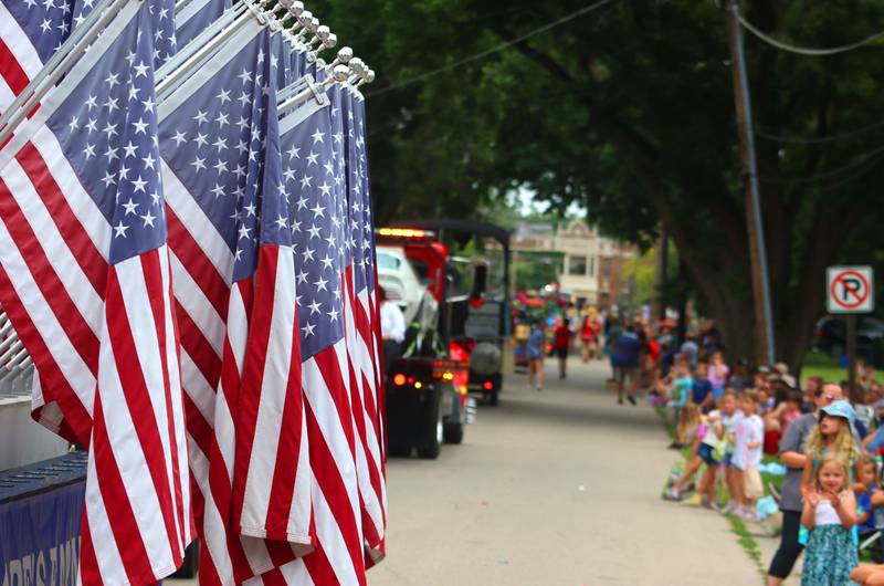 The Fiesta Days Parade makes its way down Main Street in McHenry on Sunday, July 20, 2025.