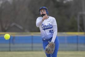 Newman scores nine runs in the first inning in a win over Lena-Winslow