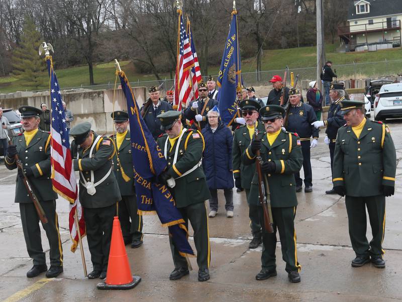 Mendota Veterans attend the 44th annual Pearl Harbor parade and memorial ceremony on Saturday, Dec. 2, 2023 in Peru.
