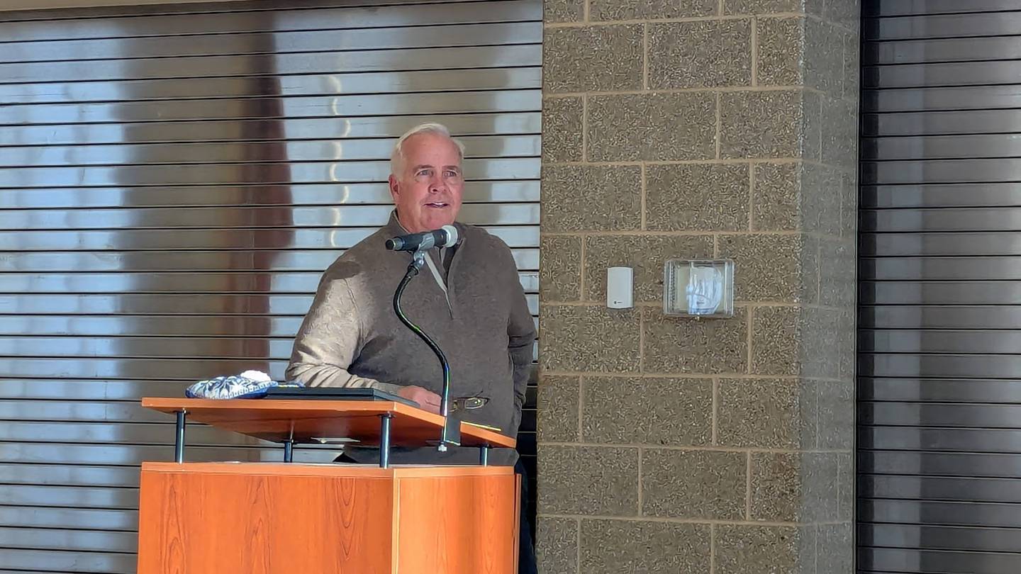 Joliet Mayor Terry D’Arcy praised the “remarkable courage” of Martin Luther King Jr., how King helped “shape the ongoing journey to equity” at the 17th MLK Day of Service on Monday, January 20, 2025, at Joliet Central High School.