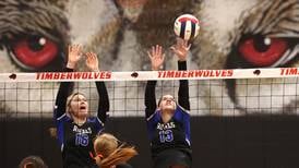 Photos: Indian Creek hosts Hinckley-Big Rock in regional volleyball match
