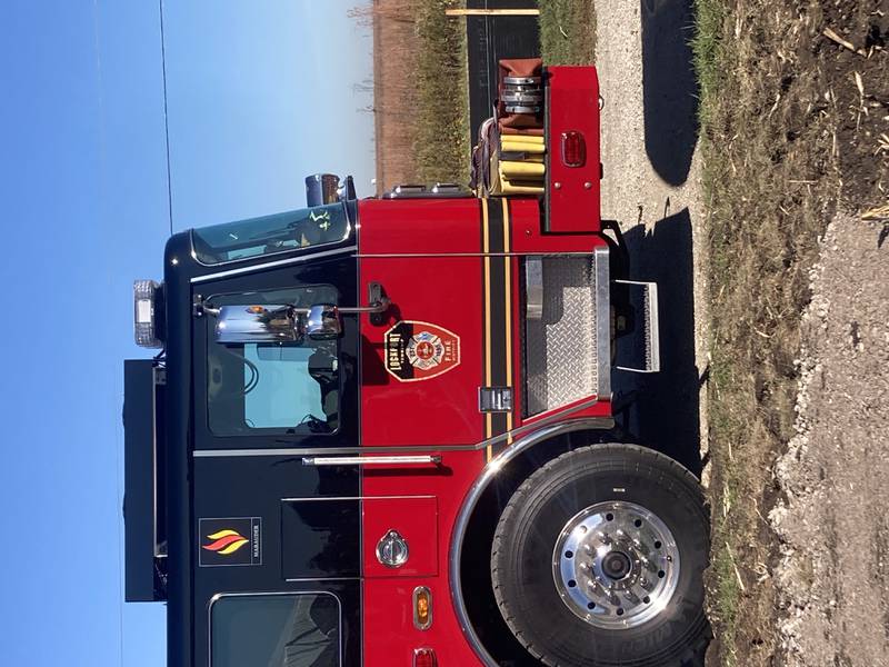 Lockport Township Fire Protection District hook and ladder truck. 
Monday, Oct. 20, 2025.