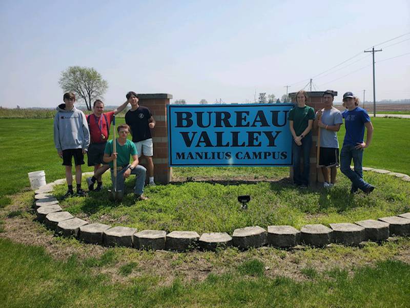 Over the past few weeks, Bureau Valley students helped plant over 40 trees and shrubs for the school’s Arboretum Project.
