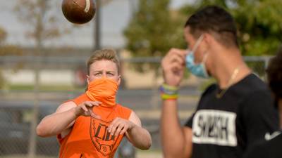 Kyler, Barbs focused on the positives as contact days begin