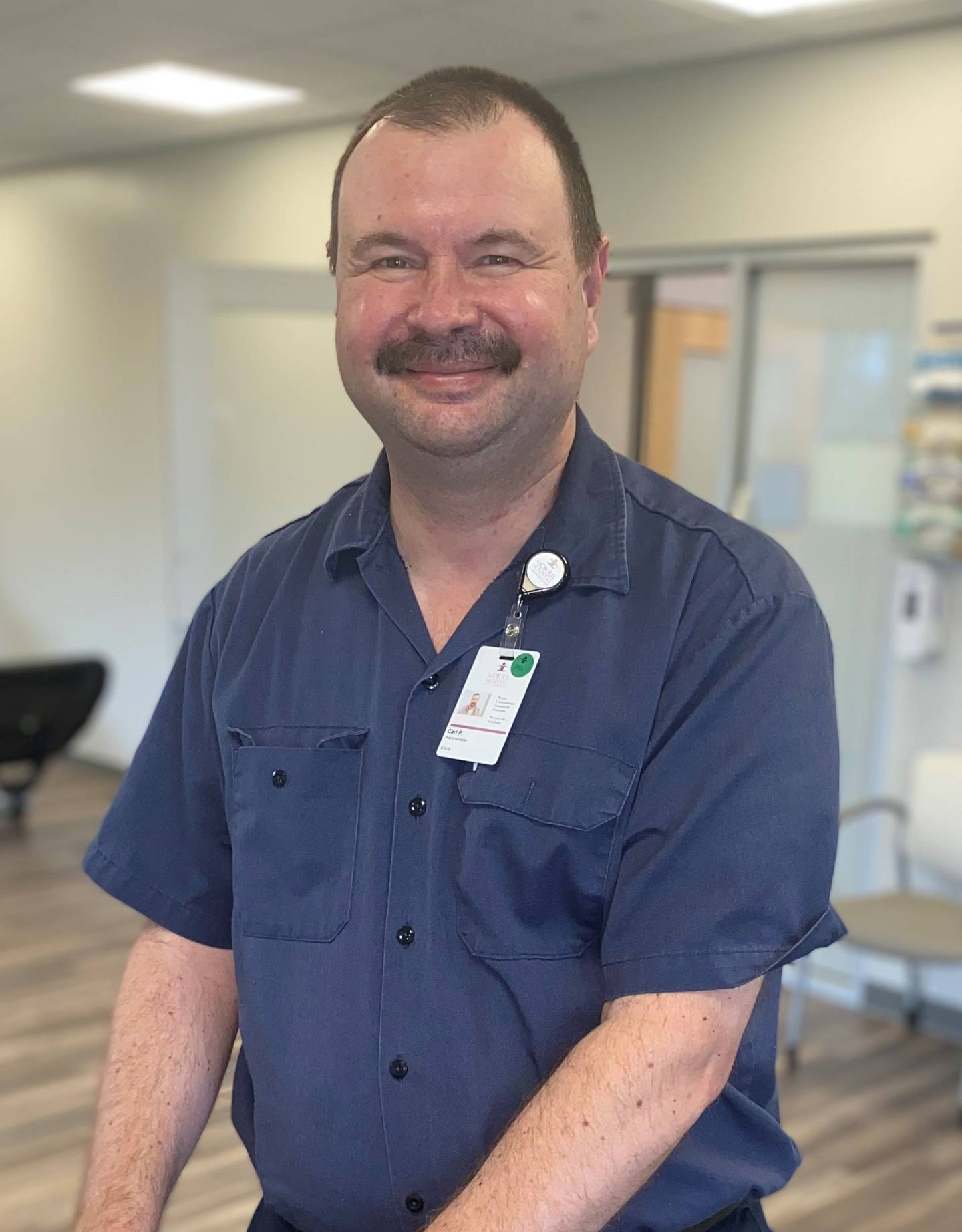 Morris Hospital Environmental Services Associate Carl Pohl is the full package.