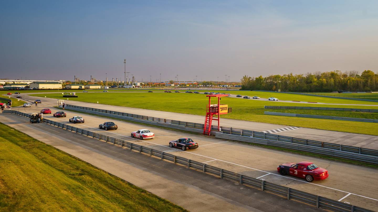 The 3.56-mile track at the Autobahn Country Club in Joliet is one of the longest in the United States. Oct. 12, 2024.